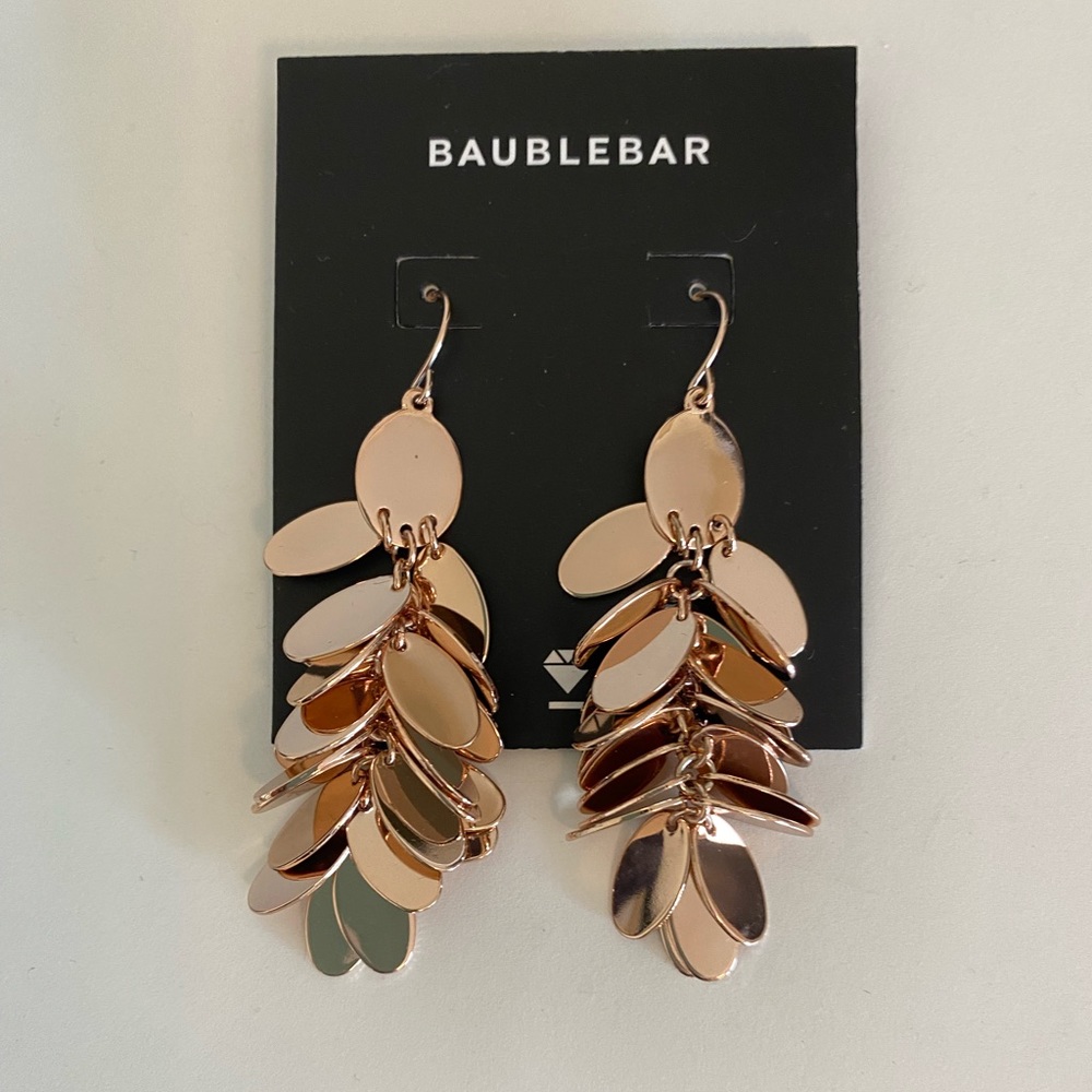 Baublebar Diaz Drop Earrings Rose Gold